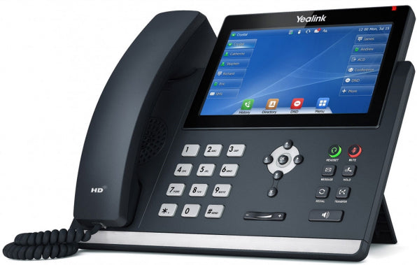 Yealink T48U 16 Line IP phone, 7' 800x480 pixel colour touch screen, Optima HD voice, Dual Gigabit Ports, 1 USB port for BT40/WF40/Recording, (T48S) Yealink T48U 16 Line IP phone, 7' 800x480 pixel colour touch screen, Optima HD voice, Dual Gigabit Ports, 1 USB port for BT40/WF40/Recording, (T48S)